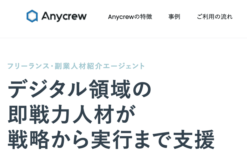 AnyCrew(エニークルー)