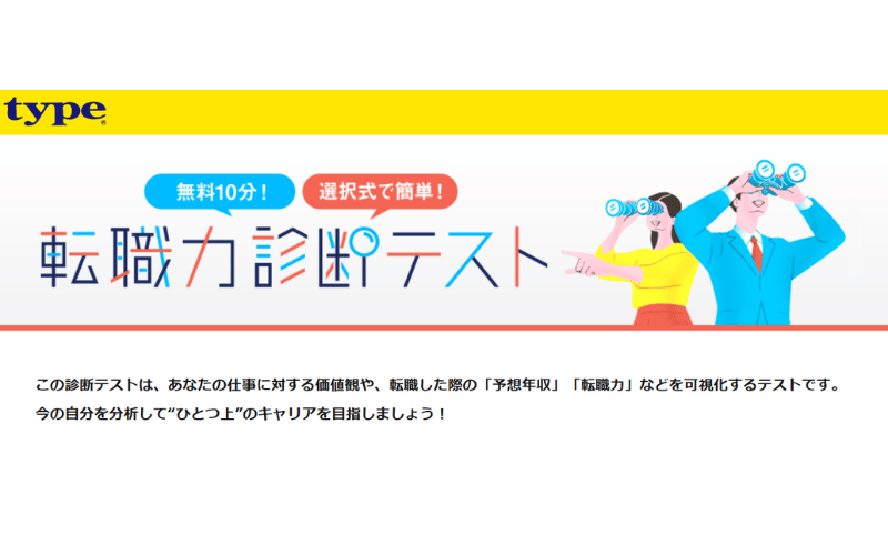 転職力診断テスト|@type